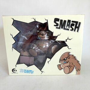 NEW 2008 9” TOY2R SMASH BROWN GORILLA DESIGNER ART URBAN VINYL FIGURE